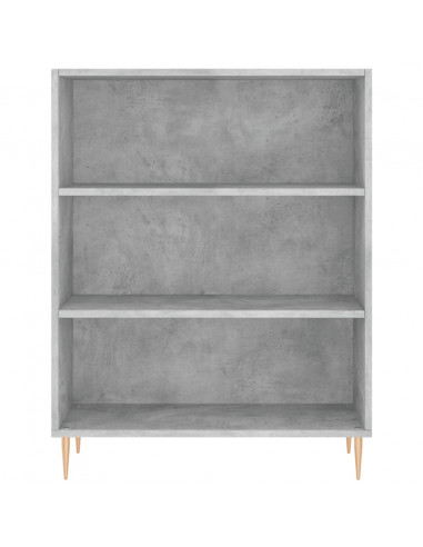 Credenza Grigio Cemento 69,5x34x180 cm in Legno Multistrato