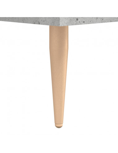 Credenza Grigio Cemento 69,5x34x180 cm in Legno Multistrato