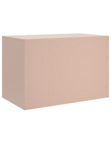 Mobile TV Rosso 67x39x44 cm in Acciaio