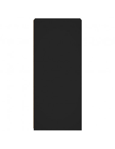Credenza Nera 30x41x93 cm in Legno Multistrato