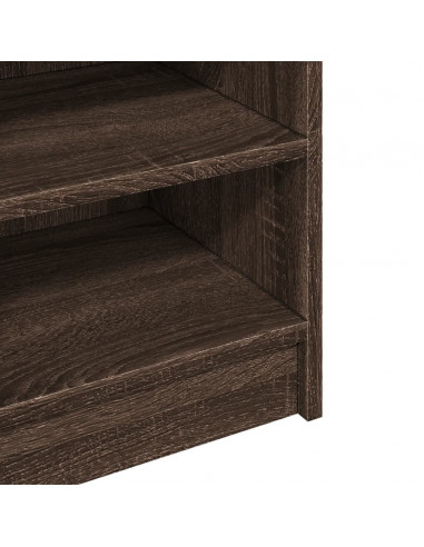 Mobile Lavabo Rovere Marrone 90x29x55 cm in Truciolare