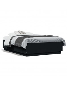 Giroletto Nero 135x190 cm in Legno Multistrato 2