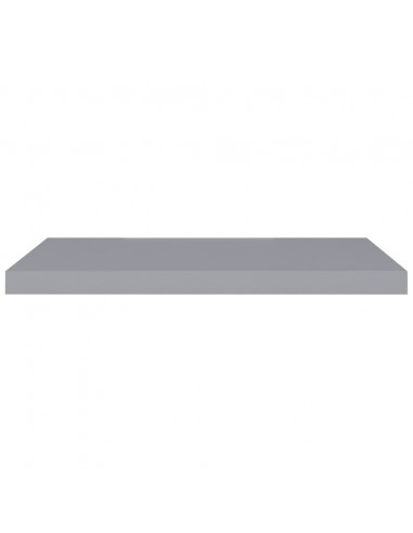 Scaffali a Parete 4 pz Grigi 80x23,5x3,8 cm in MDF
