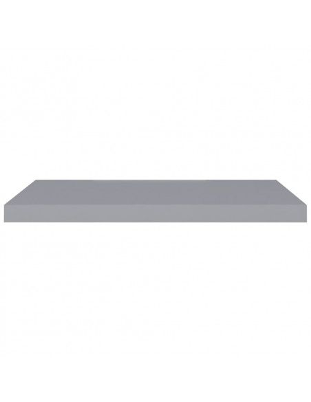 Scaffali a Parete 4 pz Grigi 80x23,5x3,8 cm in MDF