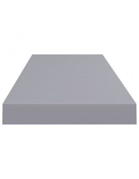 Scaffali a Parete 4 pz Grigi 80x23,5x3,8 cm in MDF