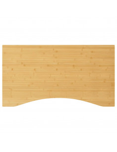 Piano Scrivania 110x60x4 cm in Bambù 2