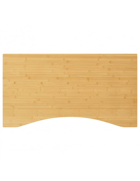 Piano Scrivania 110x60x4 cm in Bambù