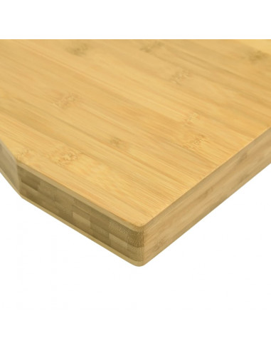 Piano Scrivania 110x60x4 cm in Bambù