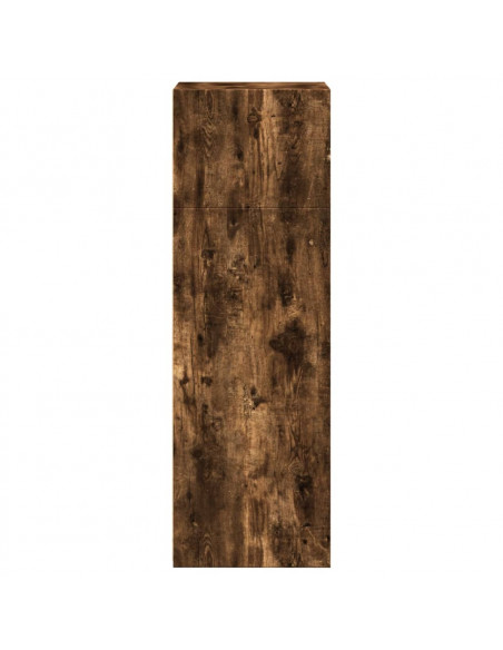 Credenza Rovere Fumo 45x41x124 cm in Legno Multistrato