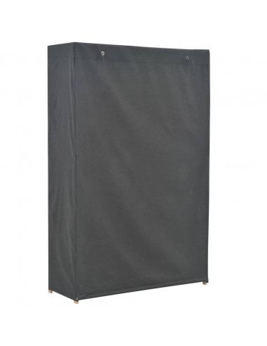 Armadio Grigio 110x40x170 cm in Tessuto