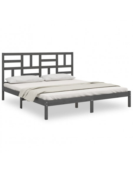 Giroletto Grigio in Legno Massello 200x200 cm