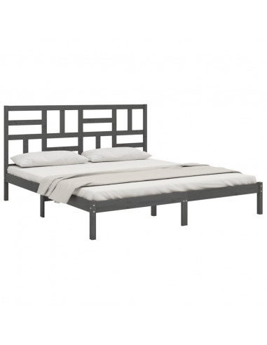 Giroletto Grigio in Legno Massello 200x200 cm