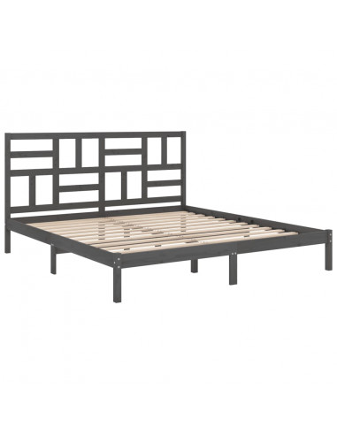 Giroletto Grigio in Legno Massello 200x200 cm