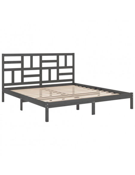 Giroletto Grigio in Legno Massello 200x200 cm