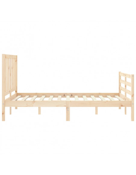 Giroletto con Testiera 140x200 cm in Legno Massello