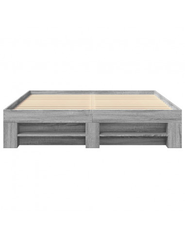 Giroletto Grigio Sonoma 160x200 cm in Legno Multistrato