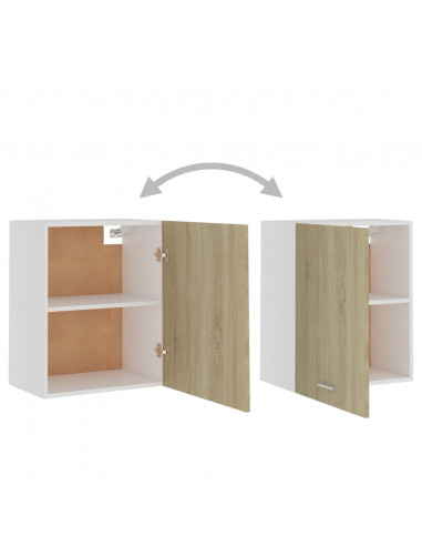 Mobili Pensili 2 pz Rovere Sonoma 50x31x60 cm Legno Multistrato