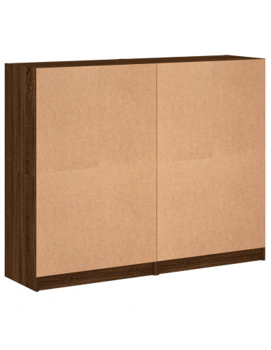 Libreria Ante Rovere Marrone 136x37x109 cm in Legno Multistrato