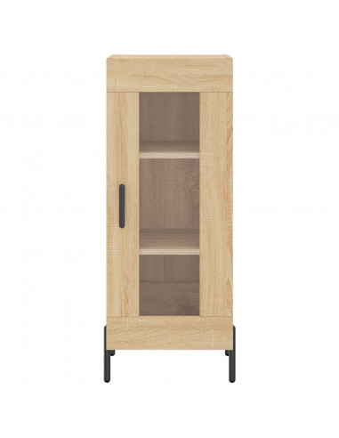 Credenza Rovere Sonoma 34,5x34x180 cm in Legno Multistrato