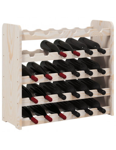 Portavini 67,5x25x60 cm in Legno Massello di Pino