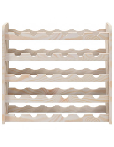 Portavini 67,5x25x60 cm in Legno Massello di Pino