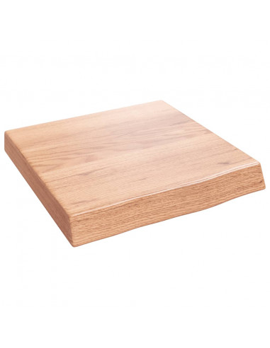 Ripiano Muro Marrone 40x40x(2-6) cm Massello Rovere Trattato