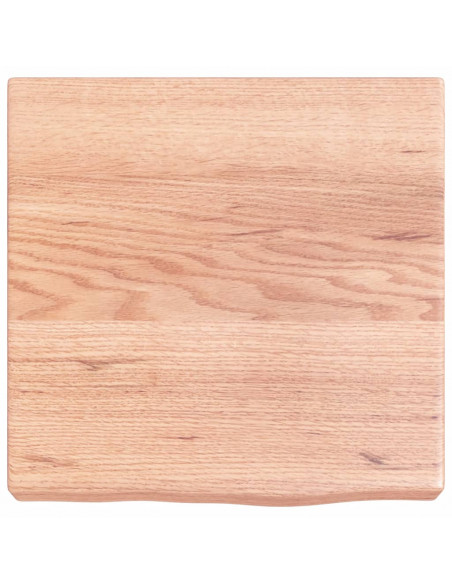 Ripiano Muro Marrone 40x40x(2-6) cm Massello Rovere Trattato