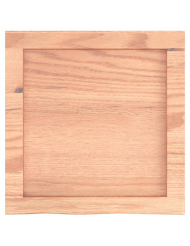 Ripiano Muro Marrone 40x40x(2-6) cm Massello Rovere Trattato