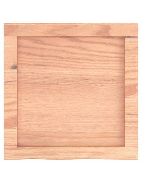 Ripiano Muro Marrone 40x40x(2-6) cm Massello Rovere Trattato