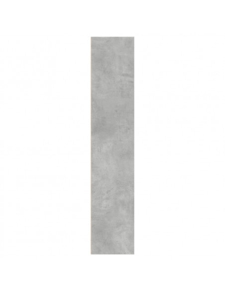 Libreria Grigio Cemento 40x30x152 cm in Legno Multistrato