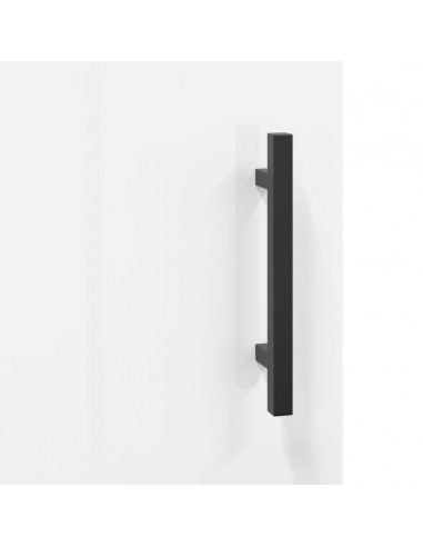 Credenza 69,5x34x90 cm in Legno Multistrato Bianco Lucido