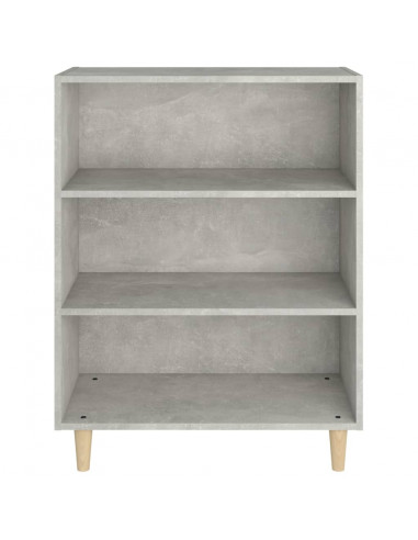 Credenza Grigio Cemento 69,5x32,5x90 cm in Legno Multistrato