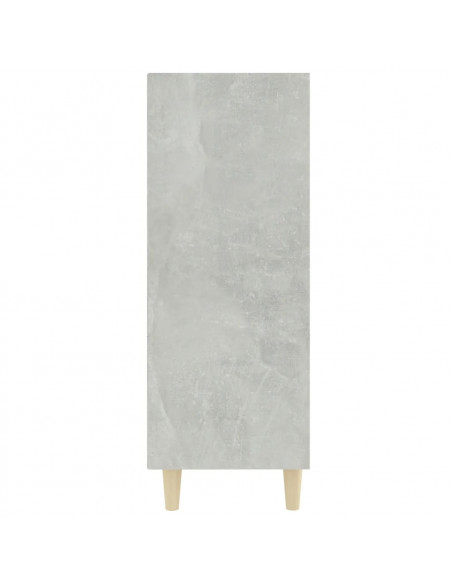 Credenza Grigio Cemento 69,5x32,5x90 cm in Legno Multistrato