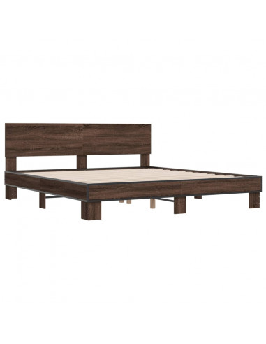 Giroletto Rovere Marrone 200x200cm in Legno Multistrato Metallo