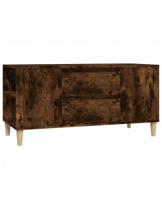 Mobile Porta TV Rovere Fumo 102x44,5x50 cm in Legno Multistrato 2