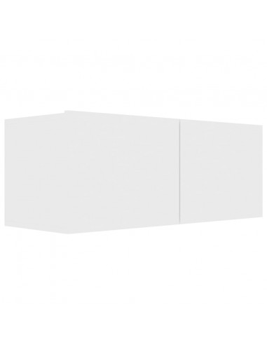 Set di Mobili Porta TV 7 pz Bianco in Legno Multistrato