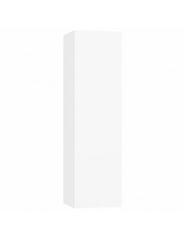 Set di Mobili Porta TV 7 pz Bianco in Legno Multistrato