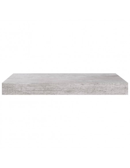 Scaffale a Parete Grigio Cemento 40x23x3,8 cm in MDF