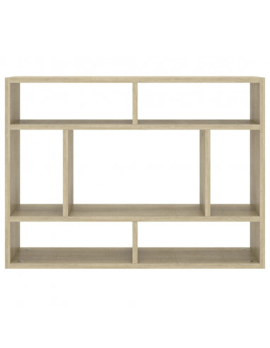 Scaffale a Parete Rovere Sonoma 75x16x55 cm Legno Multistrato