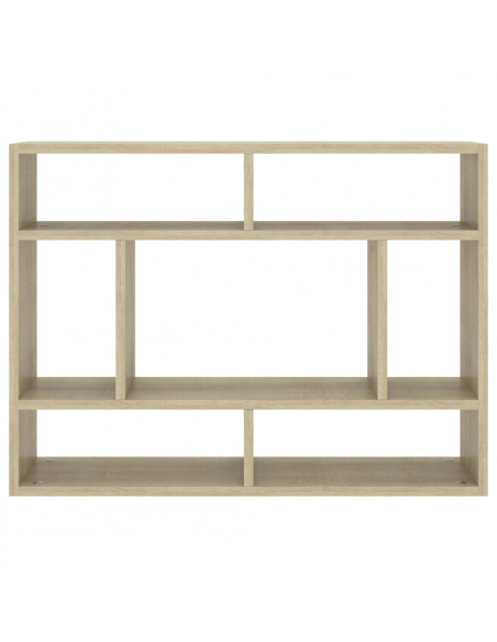 Scaffale a Parete Rovere Sonoma 75x16x55 cm Legno Multistrato