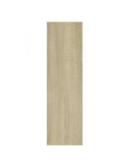 Scaffale a Parete Rovere Sonoma 75x16x55 cm Legno Multistrato