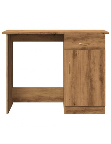 Scrivania Rovere Artigianale 100x50x76 cm in Legno Multistrato