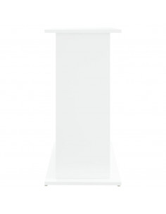 Supporto per Acquario Bianco 81x36x73 cm in Legno Multistrato 2