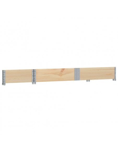 Paretale per Pallet 150x50 cm in Legno Massello di Pino
