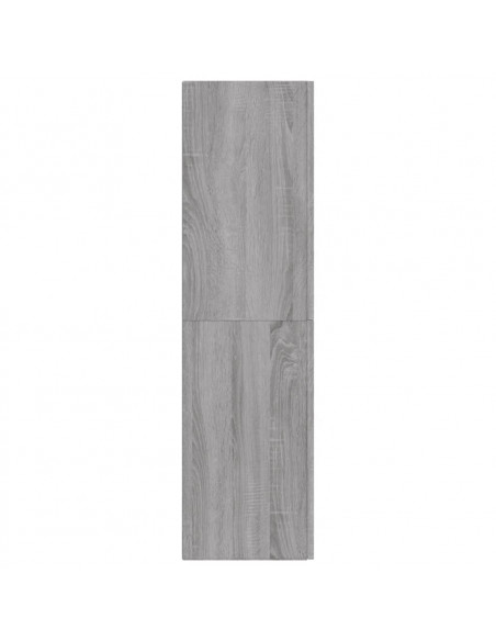 Mobile Porta TV a Parete Grigio Sonoma 30,5x30x110 cm