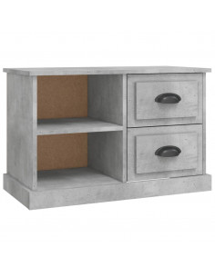 Mobile Porta TV Grigio Cemento 73x35,5x47,5cm Legno Multistrato 2
