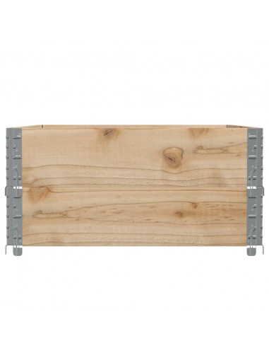 Fioriera da Giardino Marrone 120x80 cm Legno Massello di Pino