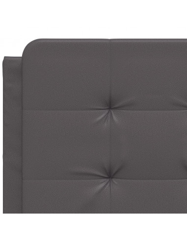 Giroletto con Testiera Crema 140x190 cm in Similpelle