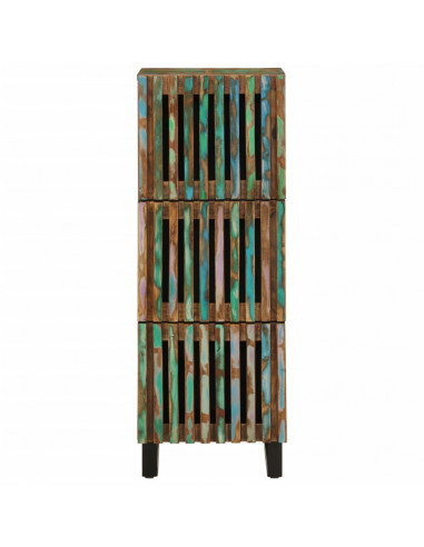 Credenza 40x34x110 cm in Legno Massello d'Acacia