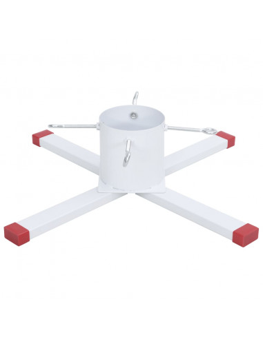 Supporto per Albero di Natale Bianco 61x61x15,5 cm